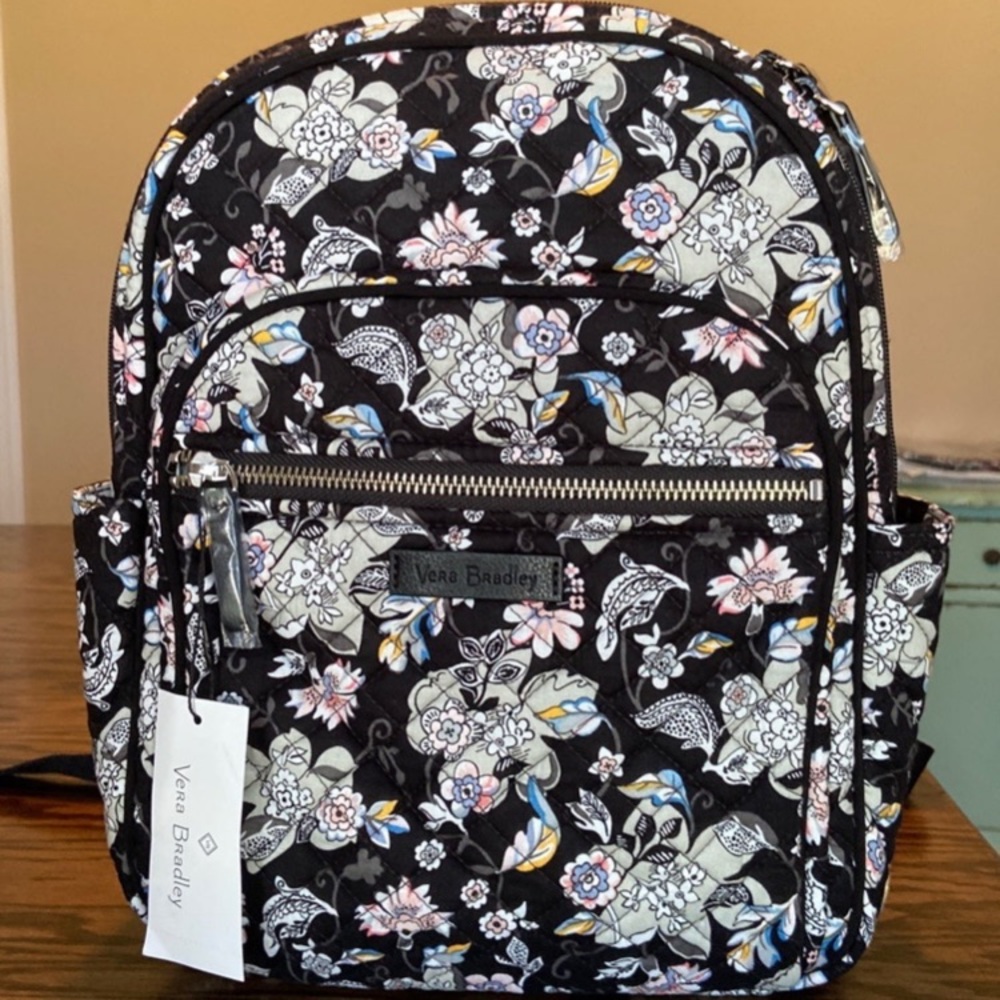 Vera Bradley Iconic Small Backpack Holland Garden